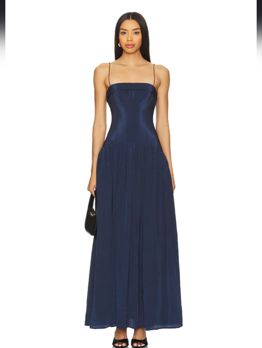 Laura Maxi Dress In Navy Blue